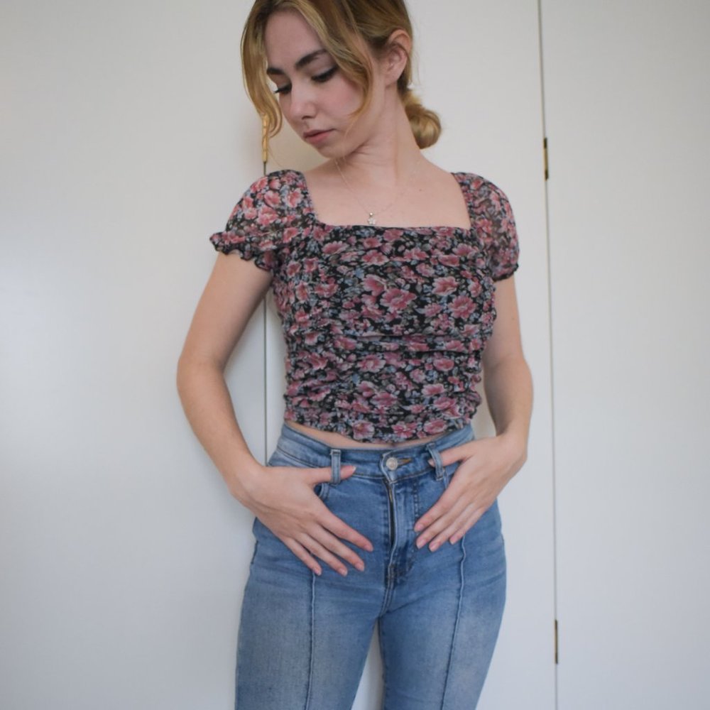 Floral Crop Top